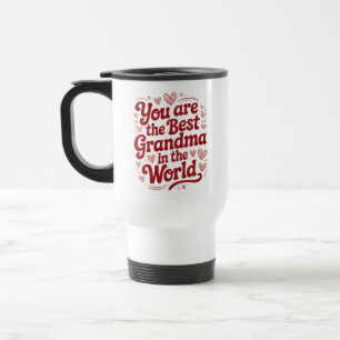 Caneca Térmica Melhor Avó do Mundo Foto Dia dos Avós