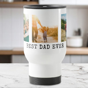 Caneca Térmica Melhor Colagem de Fotos do Pai Nunca