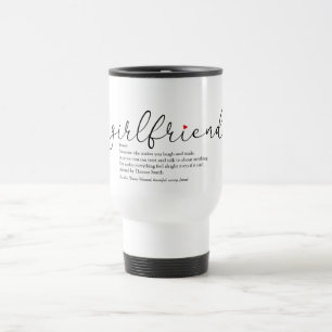 Caneca Térmica Melhor Coração de Amor com Script de Definição de 