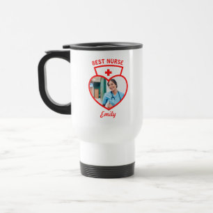 Caneca Térmica Melhor Enfermeira Gift De Aniversário Para Adicion