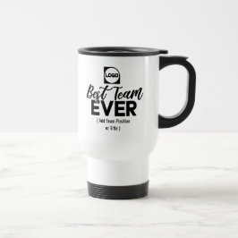 Caneca Térmica Melhor Equipe Nunca | Nome e logotipo personalizad