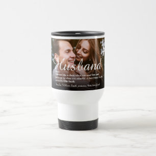 Caneca Térmica Melhor Foto De Script De Definição De Marido De 