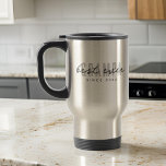 Caneca Térmica Melhor Grampo Desde 20XX Preparo Simples Moderno<br><div class="desc">Esta design simples e moderna é composta por tipografia sã-serif.</div>