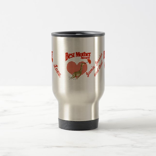 Caneca Térmica Melhor Guarda-Prêmio Mãe (Centro)