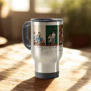 Caneca Térmica Melhor Irmão do Mundo Moderno Script 4 Fotos Colag