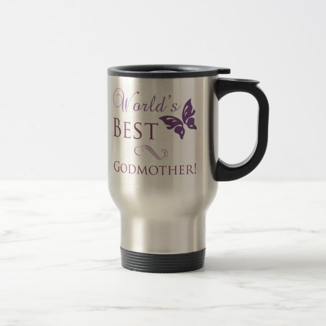 Caneca Térmica Melhor Madrinha do Mundo (Direita)