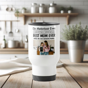 Caneca Térmica Melhor Mãe Alguma Vez Personalizar Nome e Foto