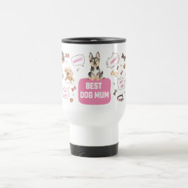 Caneca Térmica Melhor Mãe de cães