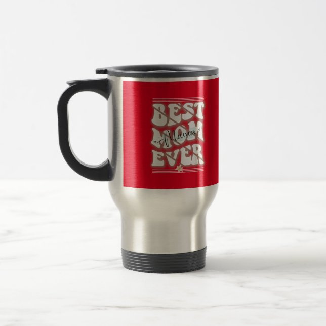 Caneca Térmica Melhor Mãe de Design (Esquerda)
