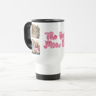 Caneca Térmica Melhor Mãe do Mundo | Colagem Personalizada com 3