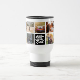 Caneca Térmica Melhor Mãe Nunca Personalizada Colagem de Fotos P
