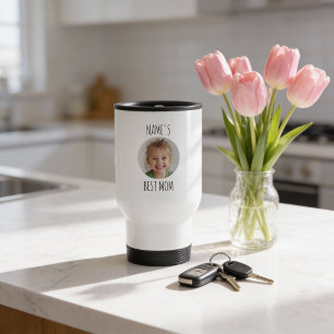 Caneca Térmica Melhor Mãe Personalizada   Foto do Rosto Personali