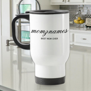 Caneca Térmica Melhor Mãe Personalizada Nome De Caligrafia