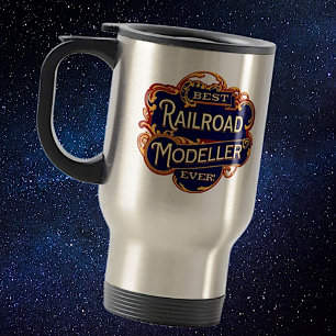 Caneca Térmica Melhor Modelador de Estrada de Ferro Nunca
