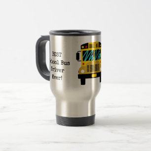 Caneca Térmica Melhor Motorista de Ônibus Escolar de Todos os Tem