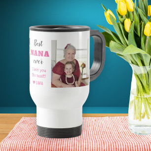 Caneca Térmica Melhor Nana Já Te Ama Mais Duas Fotos