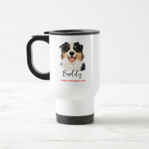 Caneca Térmica Melhor Pai de Cachorro de Todos os Tempos   Dia do