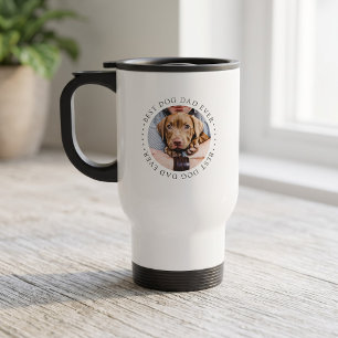 Caneca Térmica Melhor Pai de Cachorro do Mundo Elegante Simples F
