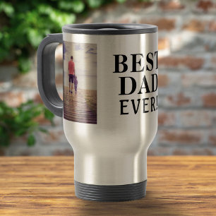 Caneca Térmica Melhor Pai do Mundo - Dia dos Pais 2 Colagem de Fo