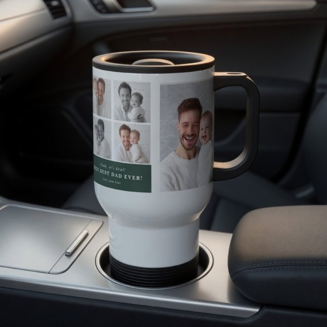 Caneca Térmica Melhor Pai do Mundo Foto Personalizada (Criador carregado)