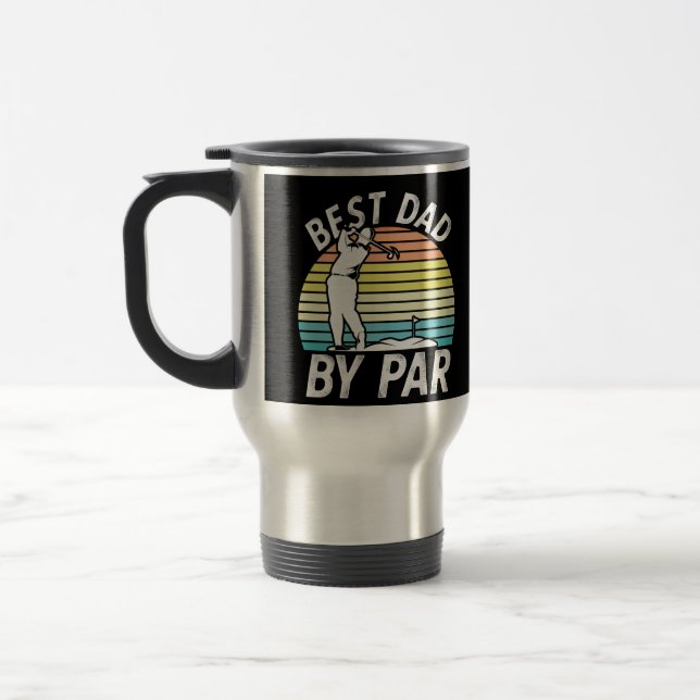 Caneca Térmica Melhor Pai por par, Presente de Golfe para Pai, pr (Esquerda)