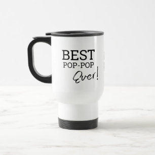 Caneca Térmica Melhor Pop-pop de-Tipografia personalizada Mug de 