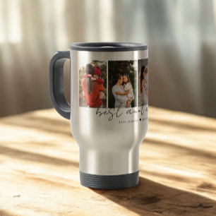 Caneca Térmica Melhor Presente Da Colagem De Fotos De Script Mode