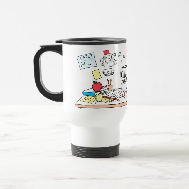 Caneca Térmica Melhor Presente de Agradecimento para Professor No (Esquerda)