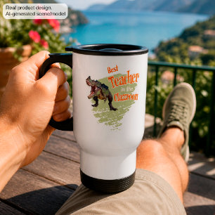 Caneca Térmica Melhor Professor de Dinossauro Engraçado na Sala d