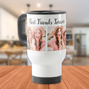 Caneca Térmica Melhores Amigos Para Sempre 3 Nomes de Fotos