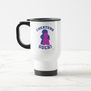 Caneca Térmica Meme de Jogo de Tabuleiro Sem Trapaceiros Arte Div