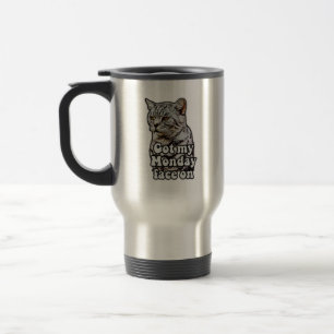 Caneca Térmica Meme engraçado de gato para donos de gatinhos e am
