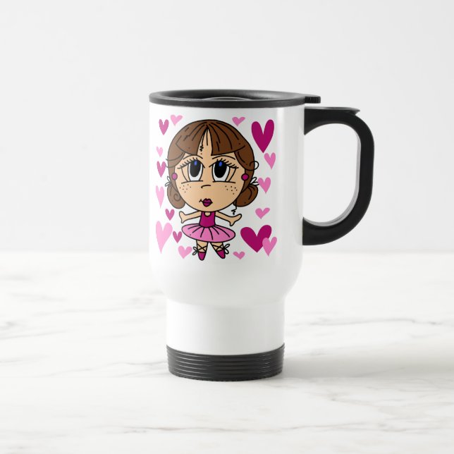 Caneca Térmica Menina da bailarina (Direita)