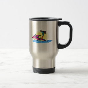 Caneca Térmica Menina estrangeira em JetSki