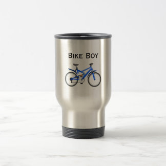Caneca Térmica Menino da bicicleta inoxidável