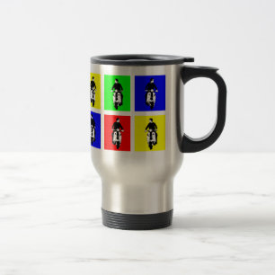Caneca Térmica Menino do patinete do pop art
