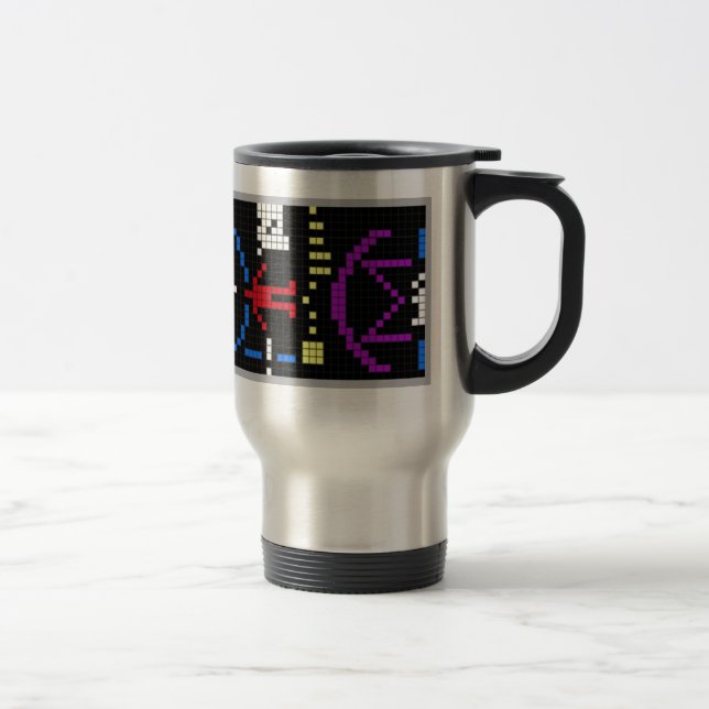 Caneca Térmica Mensagem de Arecibo (Direita)