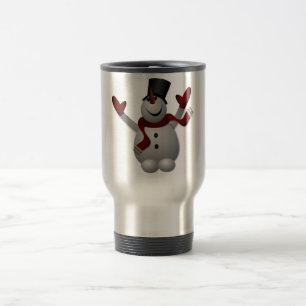 CANECA TÉRMICA MERRY CHRISTMAS SNOWMAN