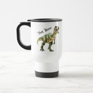 Caneca Térmica Mês do Dinossauro   Café Pré-Histórico Divertido p
