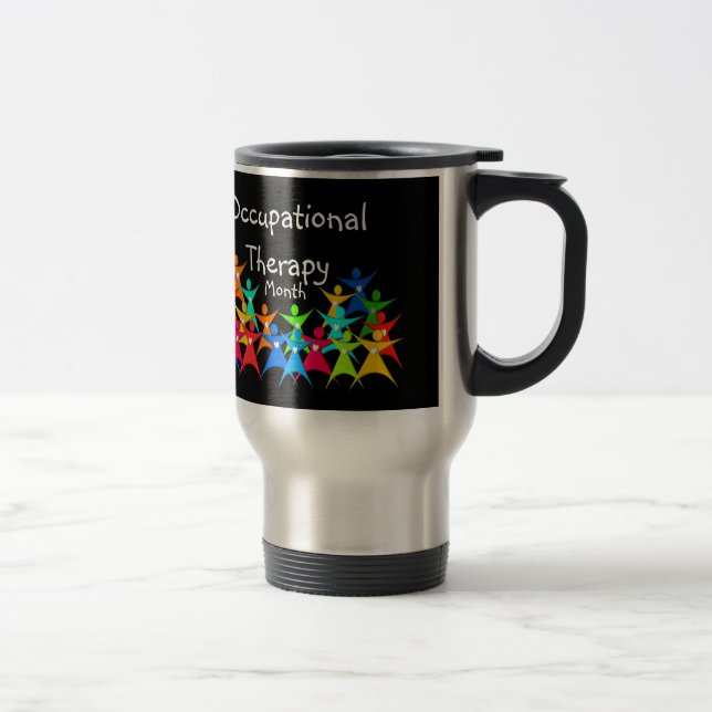 Caneca Térmica Mês feliz da terapia ocupacional (Direita)