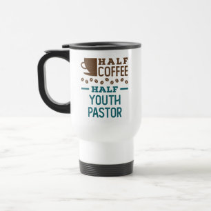 Caneca Térmica Metade Café Metade Pastor de Jovens