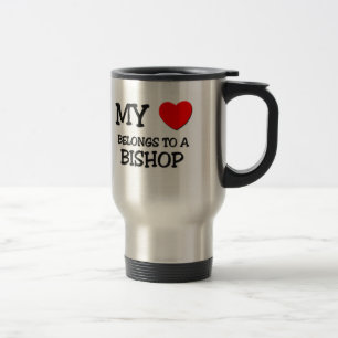 Caneca Térmica Meu coração pertence a um BISHOP