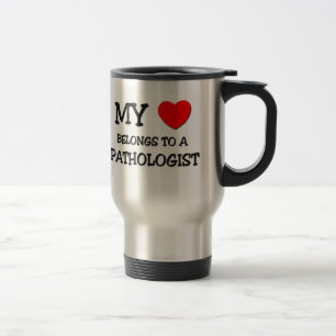 Caneca Térmica Meu coração pertence a um PATOLOGISTA