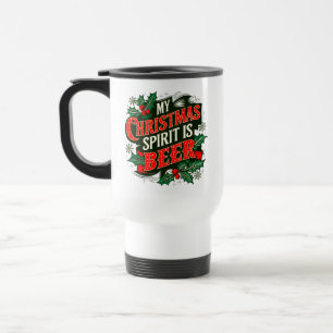 Caneca Térmica Meu Espírito de Natal é Beer-89379