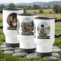 Caneca Térmica Meu Pai Caminhando e Café | Foto do Dia dos Pais
