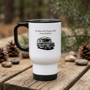 Caneca Térmica Meus Filhos E Eu Exploramos A Grande Natureza Dive