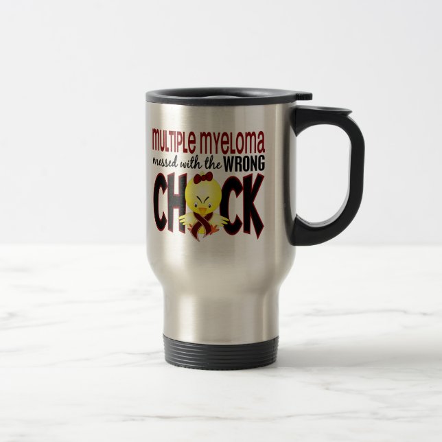 Caneca Térmica Mieloma múltiplo sujado com o pintinho errado (Direita)