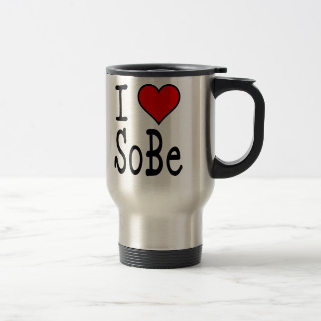 Caneca Térmica Mim praia sul do coração (Direita)