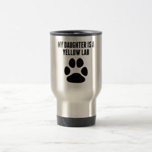 Caneca Térmica Minha filha é um laboratório amarelo