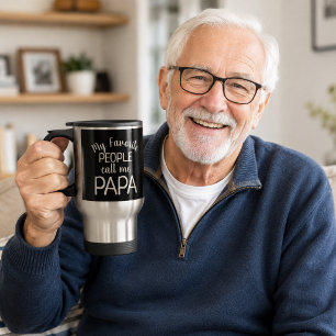 Caneca Térmica Minha Gente Favorita Me Chama de Papai Foto do Net
